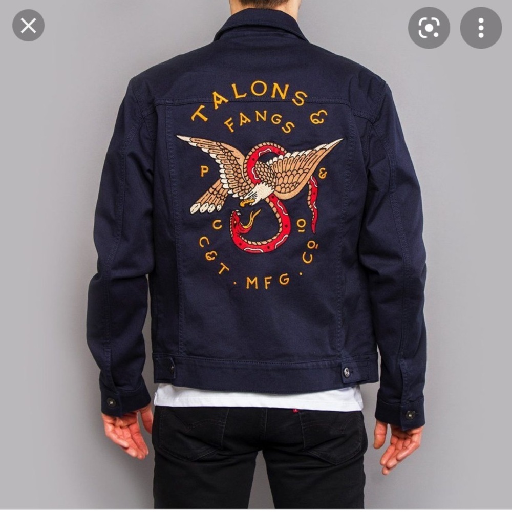 P&Co. talons and fangs denim jacket